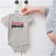 thumbnail image 5 of Funny Christmas Santa's Favorite Bodysuit Jumper Girls Infant Baby Brisco Brands 12M, 5 of 6