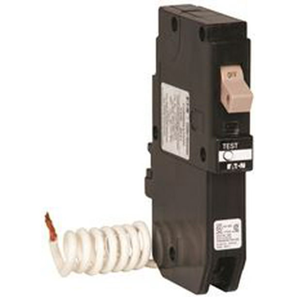 Eaton Ch Series Single Pole Gfci Breaker, SelfTest, 120240 Volt, 20