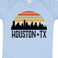 thumbnail image 4 of Inktastic Houston Texas Skyline Retro Boys or Girls Baby Bodysuit, 4 of 5