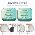 thumbnail image 6 of Vsdgher Not All Those Who Wander Are Lost1 Print Car Windshield Sun Shade, Reflective Sunshade Window Sunshade Sun Visor Protector Fit for Cars,Trucks,SUVs-Large, 6 of 6