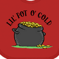 thumbnail image 4 of Inktastic St. Patrick's Day Lil' Pot of Gold Boys or Girls Baby Bib, 4 of 4