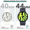 thumbnail image 2 of KOMI 2-Pack Screen Protector Case for Samsung Galaxy Watch 6 2023, 44mm Accessories, Protective Face Cover, 2 of 7