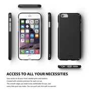 iPhone 6 Plus Case, Ringke SLIM iPhone 6 Plus Case [All-Around Protection][Black] Premium Dual Coated Hard Case for Apple iPhone 6 Plus