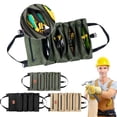 thumbnail image 1 of Sac à Outils Portable Robuste avec 5 Compartiments Zippés pour Mécaniciens de Voiture, Électriciens et Rangement d'Équipement Extérieur, 1 of 7