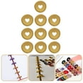 thumbnail image 2 of SHISUYAN 10Pcs Book Binding Discs Binder Rings Planner Discs Heart Binding Buckle for School, 2 of 9