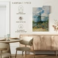 thumbnail image 3 of Elephant Stock Le Moulin De La Galette 1886 Ii Wall Art - Vertical Canvas Wall Art - Living Room Wall Decor - Architecture Canvas - Blue And Green Decor By Vincent Van Gogh - 24" x 36", 3 of 5