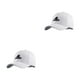 thumbnail image 3 of Qarigey Gorra dura de poliéster Elija para un ajuste moderno y cómodo Primavera y otoño Sombrero de algodón blanco Talla única blanco Talla única 2Conjunto, 3 of 6