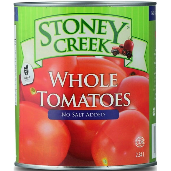 Stoney Creek No Salt Added Whole Tomatoes, 100 OZ