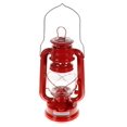 thumbnail image 3 of Sun Light 10 Inch Emergency Oil Lamp Lantern Decorative Centerpiece Light Red, 3 of 4
