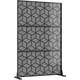 thumbnail image 3 of Historyli Mampara de privacidad metálica QinaQin de 182 x 120 cm,divisor decorativo independiente,mampara de privacidad de altura extendida para jardín con base estable,forma de cubo, 3 of 8