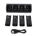thumbnail image 2 of Battery Charger Set for  Wiiu Remote Controller, Battery Charging Station for  Wiiu 4 Port Charging Station + 4 Pack 2800mAh Replacement Batteries + USB Cable, 2 of 7