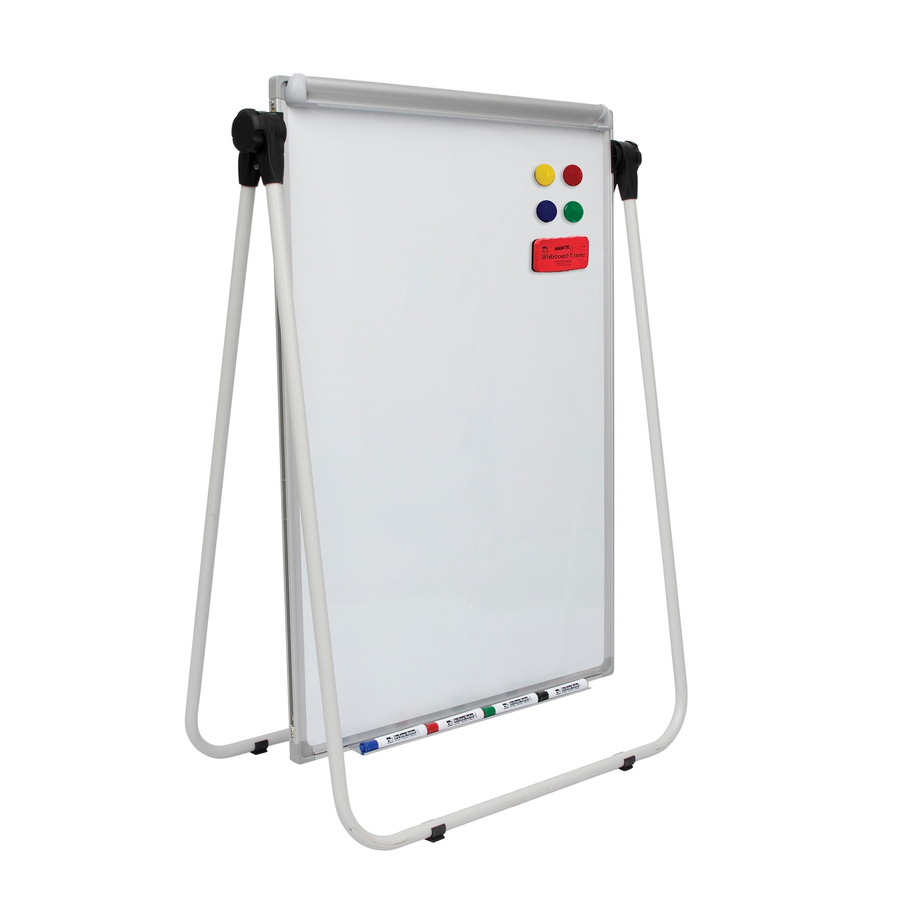 Charles Leonard Double Sided Magnetic Whiteboard Easel