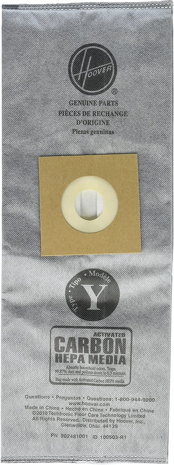 Hoover UH30301 Type Y Carbon HEPA Bag (2Pack) // AH10165