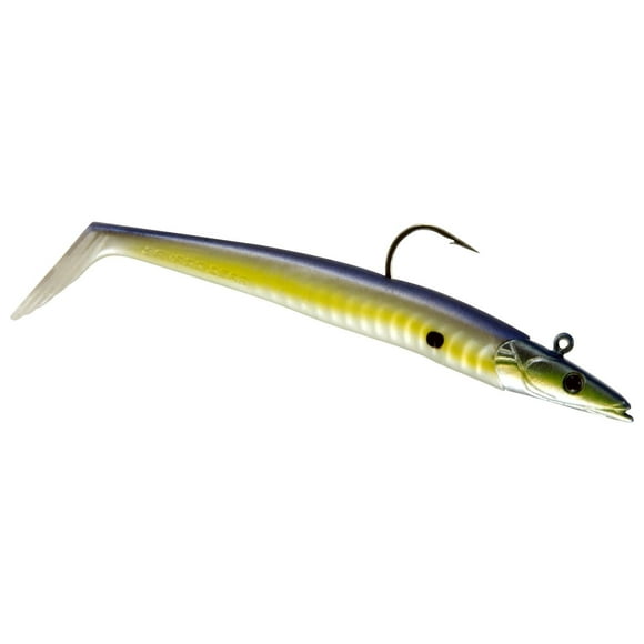 Savage Gear SE-J125-SS Soft Sandeel Lure, Sexy Shad, 5", 4/5oz, Sinking, 1 head, 2 bodies, Soft Sandeel Lure, Sinking, 1