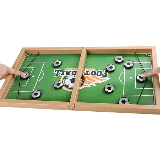 PEACNNG Fast Sling Puck Game, Interactive Fast Sling Puck Game, Tabletop Slingshot Hockey Game