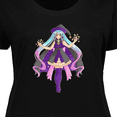 thumbnail image 4 of Inktastic Beautiful Purple Anime Witch Women's Plus Size T-Shirt, 4 of 5