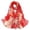 A-Watermelon Red54, variant on Womens Scarf Delicate Lightweight Long Shawl Wrap Gradient Cherry Blossom Print Vacation Daily Scarf