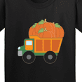 thumbnail image 4 of Inktastic Pumpkin Truck Thanksgiving Halloween Youth T-Shirt, 4 of 5