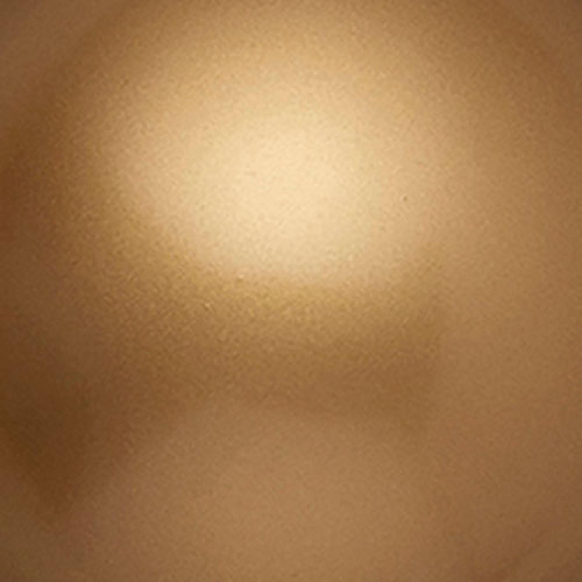 Elrene Home Fashions Florence Single Curtain Rod with Stacked Square Finial, Soft Gold, 48" x 86"