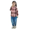 thumbnail image 6 of XBASW 1-5T Boys Girls Button down Shirt for Toddler Baby Buffalo Plaid Brushed Shirt Spring Fall Unisex Long Sleeve Blouses Tops, 6 of 9
