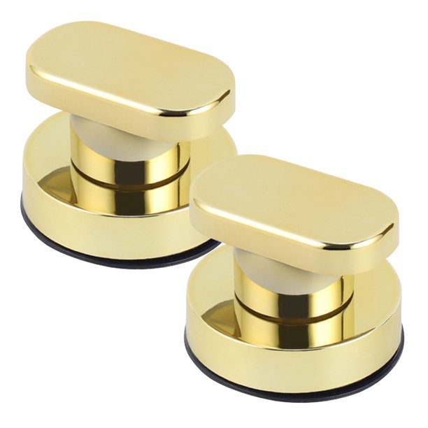 sweethay Manija de ventosa de 2 piezas, perilla de puerta multifuncional resistente al desgaste, suministro doméstico de peso ligero conveniente Type8 NO8 sweethay HA061311-03