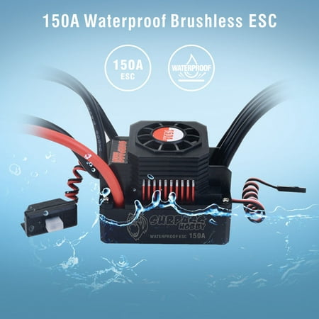 Waterproof Sensorless Brushless ESC 150A Speed Controller for 1/8 RC Car 2019 new hotsales