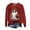 Wine, variant on Kakishop Women's Halloween Shirts Spooky Season Shirts Women Cute Halloween Ghost Tshirts Funny Long Sleeve Fall Gifts Shirt,Navy