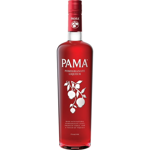 Pama Pomegranate Fruit Liqueur, 750 ml Bottle, 17% ABV