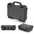 thumbnail image 3 of Nanuk 909 Waterproof Professional Classic Pistol/Gun Case, Military Approved with Custom Insert - Graphite, 3 of 8