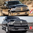 thumbnail image 6 of PIT66 Headlights, Fit for 09-18 Dodge Ram 1500/10-18 Ram 2500 3500/11-18 Ram 4500 5500, (Only Fits for Quad Headlamps Models), Clear lens Chrome Housing Amber Reflector, 6 of 9
