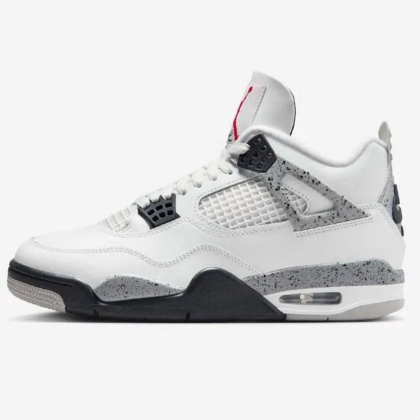N I-K-E A i r-Jor-dan Retro 4 Shoes 'White Cement' (FV5029-100) Expeditedship