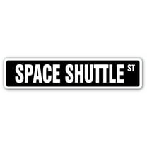 SPACE SHUTTLE Street Sign NASA Cape Canaveral Kennedy rocket | Indoor/Outdoor | 18" Wide