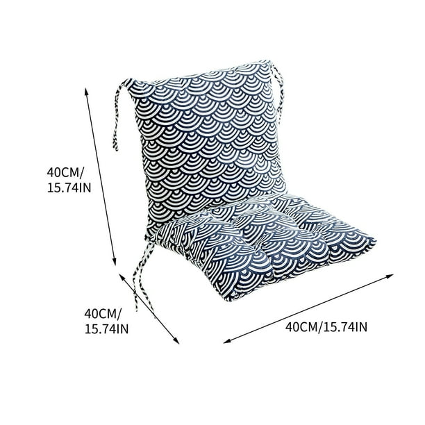 Sofa Vama Ropa de Cama Silla integrada con cojín y respaldo, para oficina, aulas sedentarias, cojines para glúteos de estudiantes, cojines para sillas, alfombrillas. for Navideño