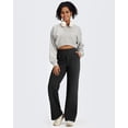 thumbnail image 3 of G4Free Fleece Lined Pants Women High Waisted Wide Leg Pants Winter Warm Thermal Sweatpants with Pockets 29", 3 of 8