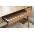 thumbnail image 3 of Linon Ryker Rattan Desk, 3 of 16