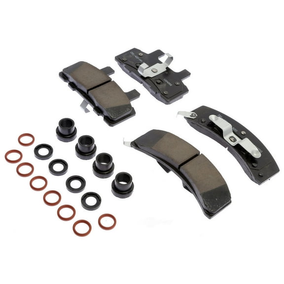 ACDelco Gold Ceramic Brake Pad Set, w/ Hardware Fits select: 1988-2000 CHEVROLET GMT-400, 1994-1999 DODGE RAM 1500
