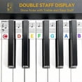 thumbnail image 4 of Removable Piano Keyboard Note Labels Reusable Silicone 88 Keys Piano Notes Guide Stickers-yvan, 4 of 4