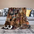 thumbnail image 5 of JJ Blanket Air Conditioning Maybank Blanket Super Soft Travel Outdoor Flannel Blanket Fashion Personalized Gift Office Sofa Blanket Merch (40 * 30), 5 of 5