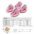 thumbnail image 3 of CSStudio 4Pcs Breathable Mesh Dog Sandals, Adjustable Soft Sole Puppy Shoes, Anti- Paw Protectors for Small Dogs for Hot Pavement Summer Walking, 3 of 6