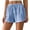 Light Blue, variant on Hurxie Women's Wide Leg Shorts Drawstring Elastic Waist Vacation Casual Shorts Light Blue,M