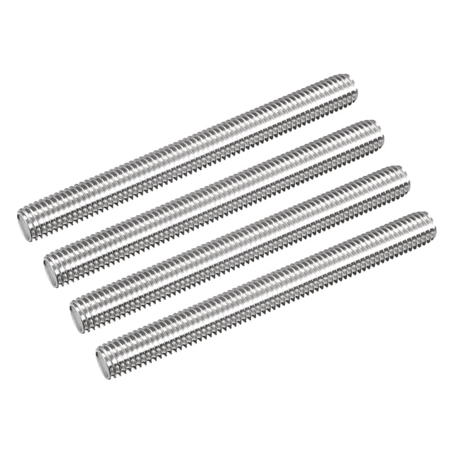 Unique Bargains Fully Threaded Rod M10 x 100mm 1.5mm Thread Pitch 304 Stainless Steel Right Hand Threaded Rods Bar Studs 8 Pack