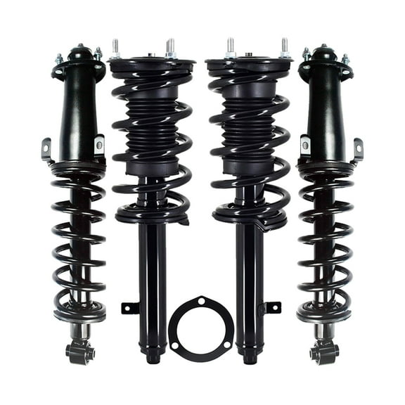 Set 4 Front-Rear Quick Complete Strut-Coil Spring For 2006-2013 Lexus IS250 AWD