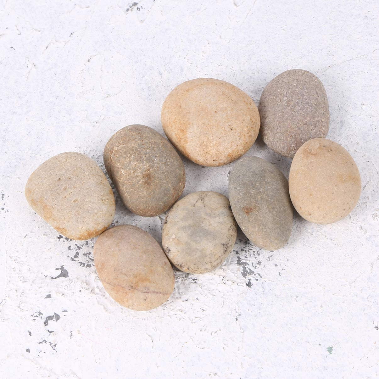 20 Pierres à Peindre Naturelles 5-8cm - Galets Lisses Pour Art DIY Et Décoration