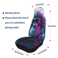 thumbnail image 4 of Sigee Hip-Hop Glasses Gorilla for Universal Car Seat Covers, Premium Car Seat Protector Set for Cars, SUVs, Trucks, 4 of 7