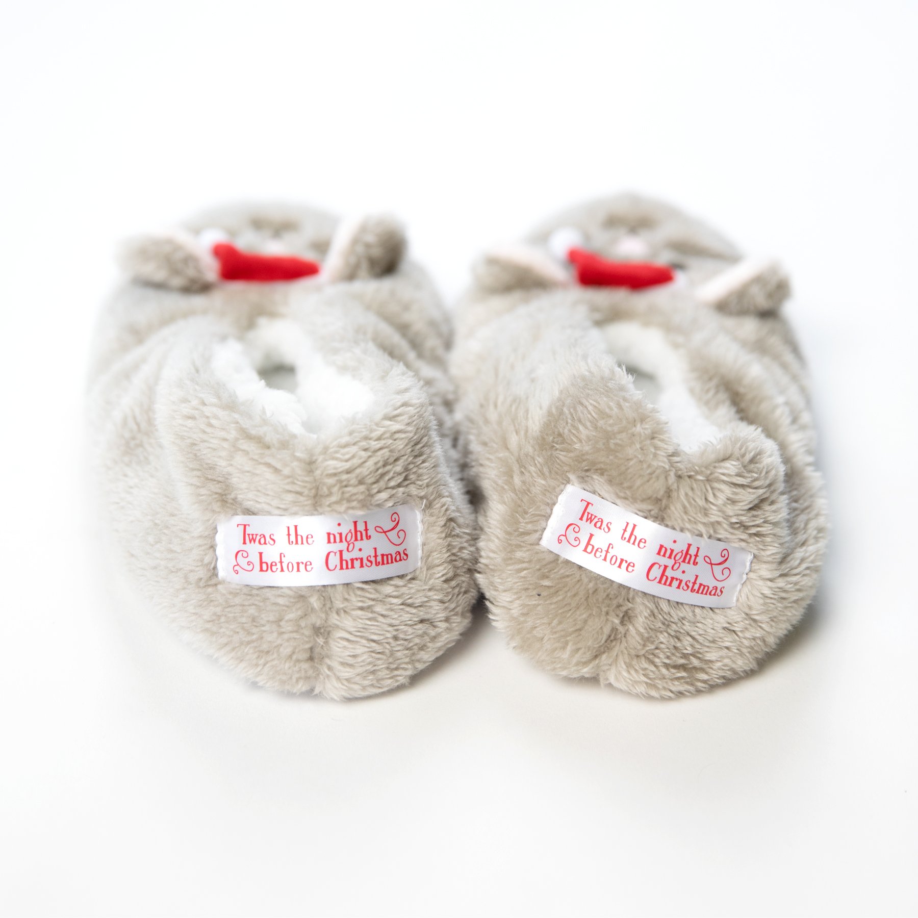 Faceplant Dreams Footsies Slippers Mouse Holiday Motif Large - image 2 of 5