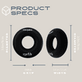 thumbnail image 2 of Anneau en Silicone pour Exerciseur de Main de 150 Lb, D/3,8 Po, 2 of 7