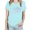 Light Blue, variant on Utoimkio T Shirts for Women Valentine's Day Heart Print Shirts for Women Casual Loose Fit Summer Short Sleeve Tee Blouse Tops for Women