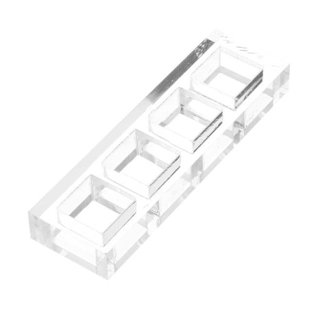 Base de probador de interruptores Placa acrílica para base de almacenamiento Tablero 1x4 Baoblaze Base del probador de interruptores