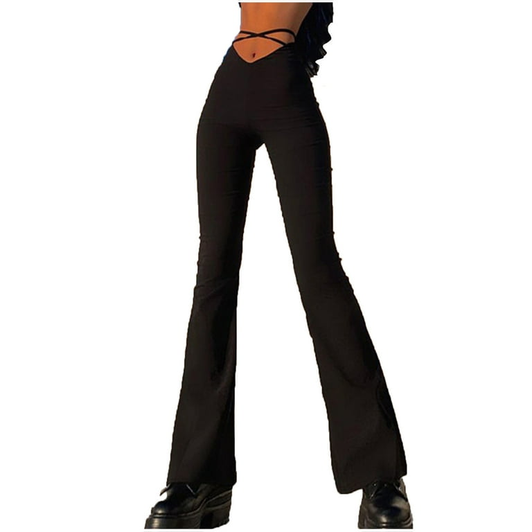 パンツ blackmeans FLARE ZIP TROUSER black 3 Lululemon Define Zip-Front High-Rise Flared Pant - Black