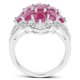 thumbnail image 2 of 4.72 Carat Genuine Ruby and White Zircon .925 Sterling Silver Ring QJ Model, 2 of 3